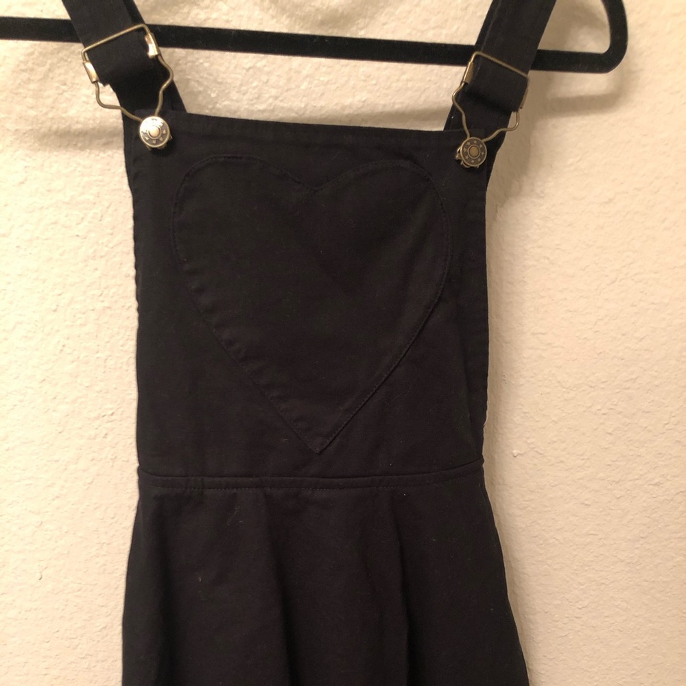 Bonne Chance Heart Overall Dress